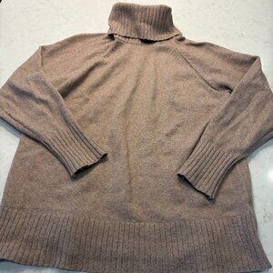 Tan Turtleneck Sweater
